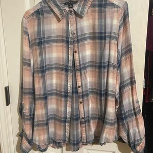 Pink and Blue super soft flannel